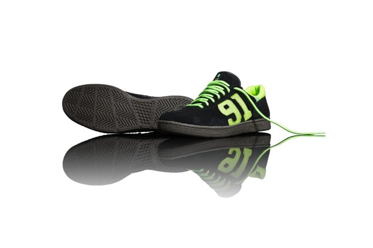 SALMING NinetyOne Black/Green cerna