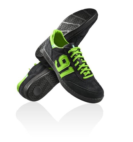 SALMING NinetyOne Black/Green cerna