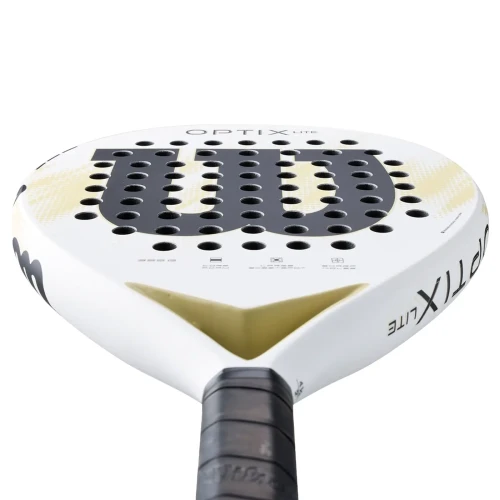 Pala Padel Wilson Optix V2 Lite Blanco 2026