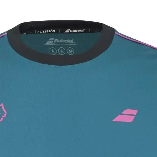 Camiseta BABOLAT Crew Neck Juan Lebron Azul