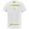 Camiseta Babolat Réplica Juan Lebrón Padel 2026 Blanca
