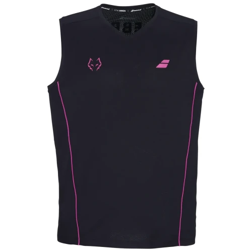 Camiseta sin Mangas BABOLAT Juan Lebron Padel Negra