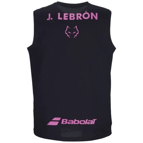 Camiseta sin Mangas BABOLAT Juan Lebron Padel Negra