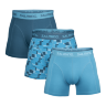 SALMING 3-Pack Cotton Boxer Pixel Blue / Mix modra