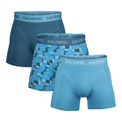 SALMING 3-Pack Cotton Boxer Pixel Blue / Mix modra