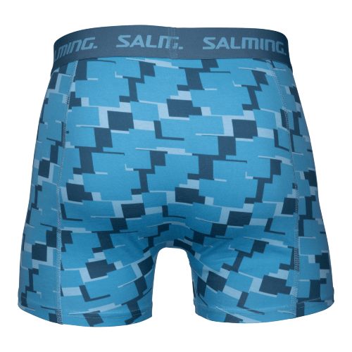SALMING 3-Pack Cotton Boxer Pixel Blue / Mix modra