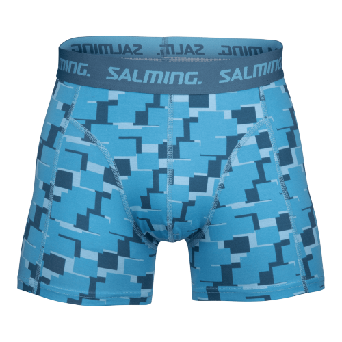 SALMING 3-Pack Cotton Boxer Pixel Blue / Mix modra
