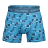 SALMING 3-Pack Cotton Boxer Pixel Blue / Mix modra