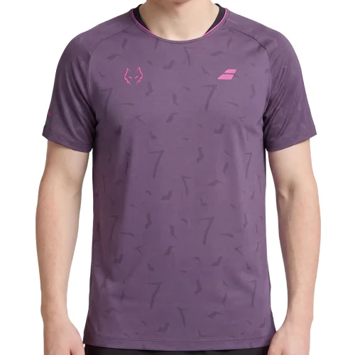 Camiseta BABOLAT Réplica Juan Lebrón Padel Violeta