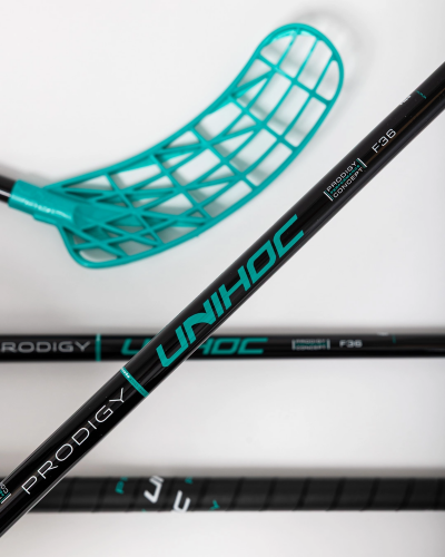 Клюшка для флорбола Unihoc Unilite Prodigy FL 36 Black/Turquoise