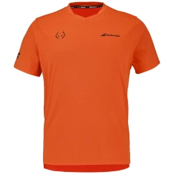 Camiseta Babolat Crew Neck Tee Padel Juan Lebrón Orange