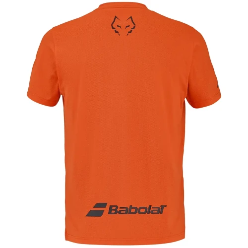 Camiseta Babolat Crew Neck Tee Padel Juan Lebrón Orange