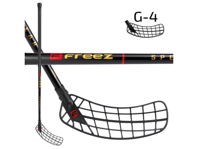 Клюшка для флорбола Freez SPEAR 27 BLACK-GOLD G-4 MB