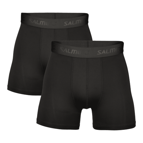 SALMING 2-Pack Performance Boxer Black cerna