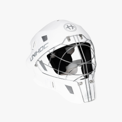 Шлем вратарский Unihoc Inferno 66 White/Silver