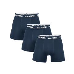 SALMING 3-pack Cotton Boxer Navy tmave modra