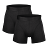 SALMING 2-Pack Bamboo Boxer Black cerna