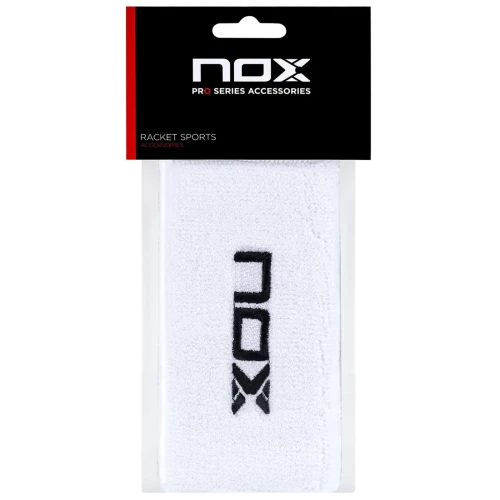 Muñequera NOX Larga Blanco 2PAX