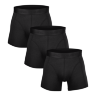 SALMING 3-Pack Bamboo Boxer Black cerna