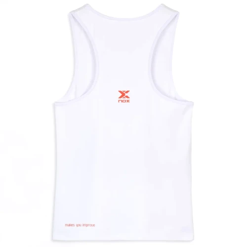 Camiseta Tirantes Nox Team Fit Blanca