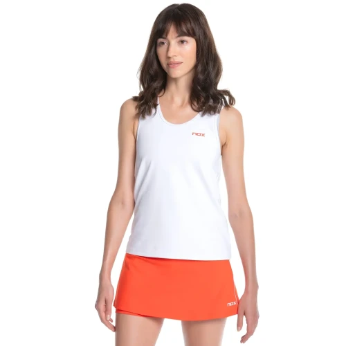 Camiseta Tirantes Nox Team Fit Blanca