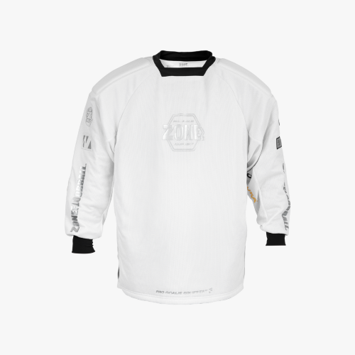 Вратарская джерси Zone Upgrade PRO4 Superwide White/Silver