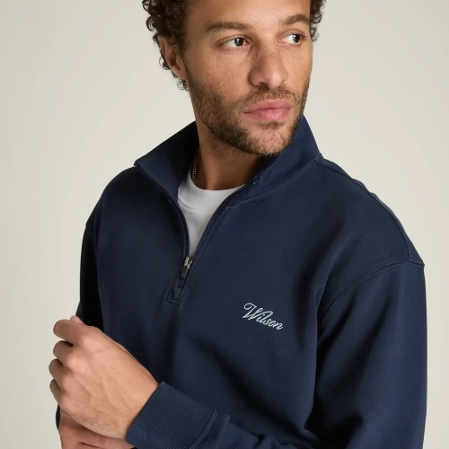 Sudadera WILSON Playstate Quarter Zip Navy 2026