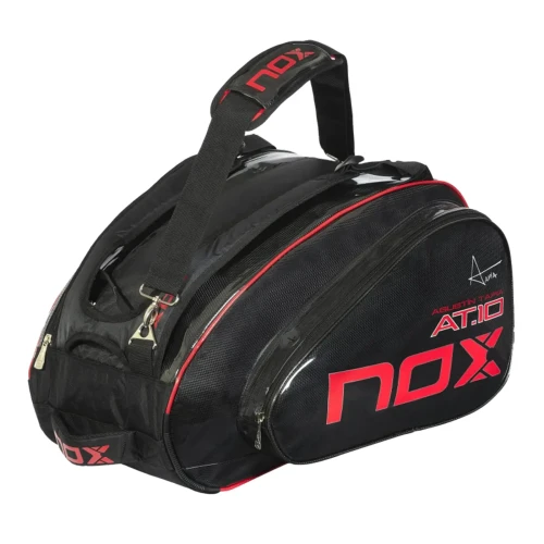 Paletero Nox At10 Team Negro Rojo