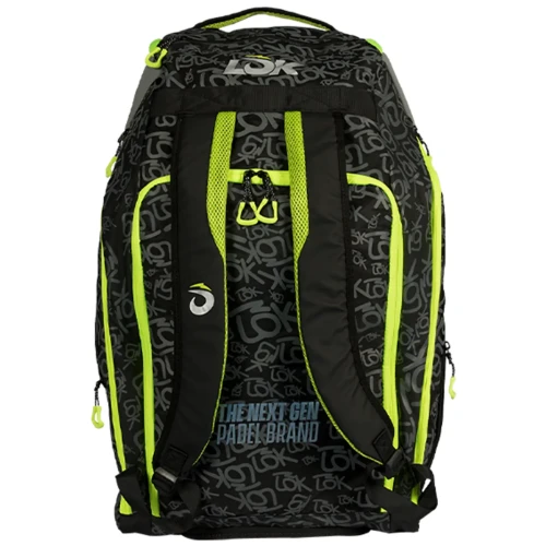 Paletero LÕK Maxx Gen 2 Padel Black Lime