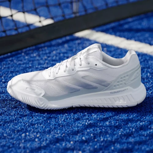 Zapatillas Padel ADIDAS Courtquick 2026 White Silver Mujer