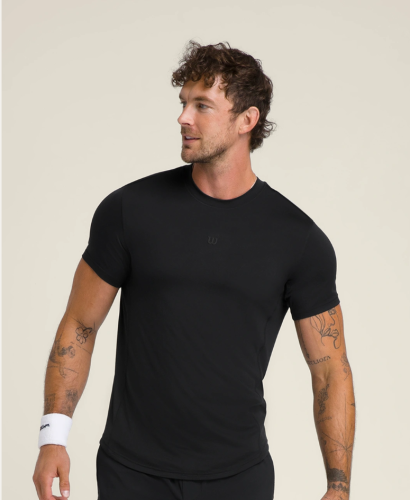 Camiseta de pádel Wilson Everyday Negra 2026