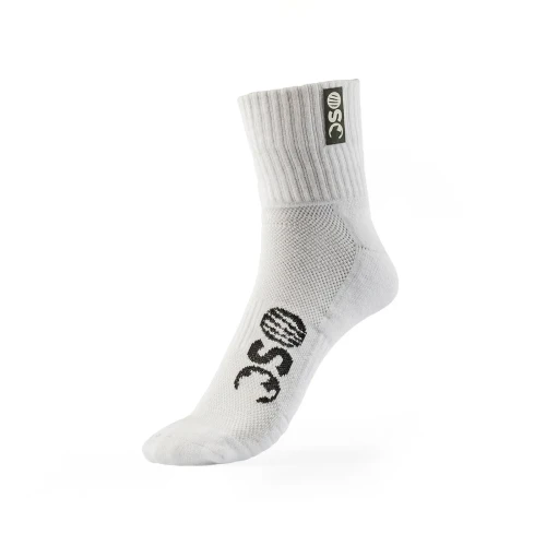 Calcetines Cortos Oso Padel Blanco 2 Pares