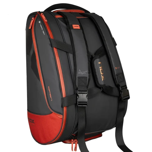 Paletero NOX Luxury Open Series negro rojo