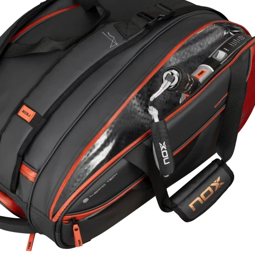 Paletero NOX Luxury Open Series negro rojo