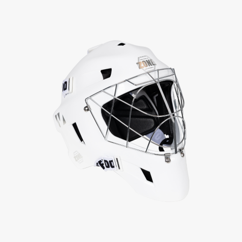 Шлем вратарский Zone Upgrade PRO Cat Eye Cage White/Silver