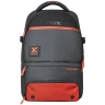 Mochila Nox Luxury Open Series negro rojo