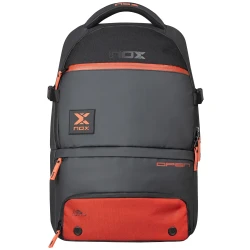 Mochila Nox Luxury Open Series negro rojo