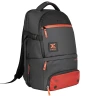 Mochila Nox Luxury Open Series negro rojo