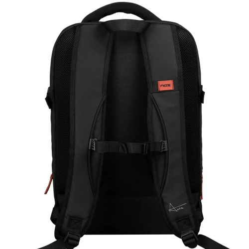 Mochila Nox Luxury Open Series negro rojo