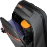 Mochila Nox Luxury Open Series negro rojo