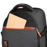Mochila Nox Luxury Open Series negro rojo