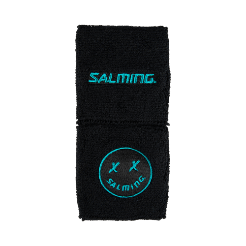 Напульсник SALMING ICON Black / Laguna Blue