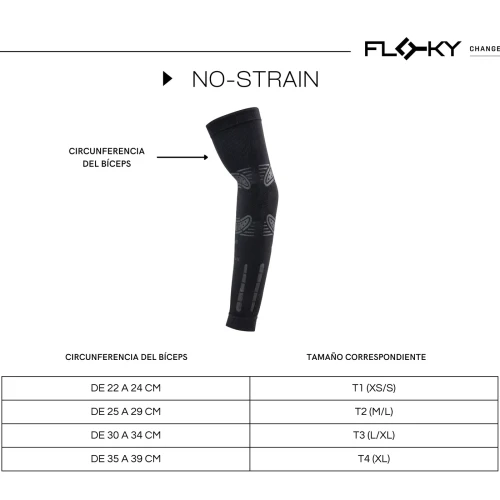 Floky Manguito No Strain Blanco