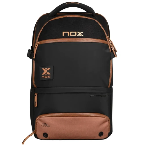 Mochila Nox Luxury Open Series negro marron