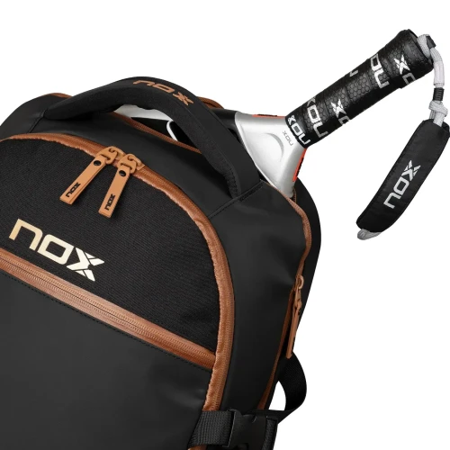 Mochila Nox Luxury Open Series negro marron
