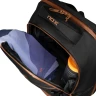 Mochila Nox Luxury Open Series negro marron