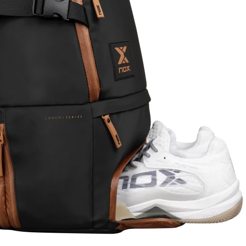 Mochila Nox Luxury Open Series negro marron