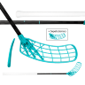 Клюшка для флорбола SALMING Q-Series Carbon Pro 2.0 Icon Trident TX 27 Black / Laguna Blue + крюк