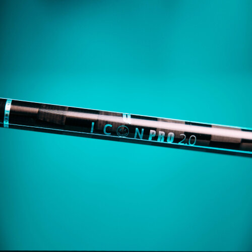 Клюшка для флорбола SALMING Q-Series Carbon Pro 2.0 Icon Trident TX 27 Black / Laguna Blue + крюк