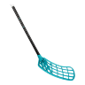 Клюшка для флорбола SALMING Q-Series Carbon Pro 2.0 Icon Trident TX 27 Black / Laguna Blue + крюк